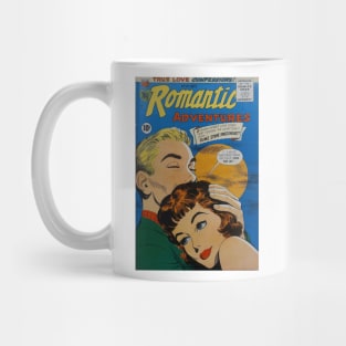 Vintage "Romantic Adventures" Cover Mug